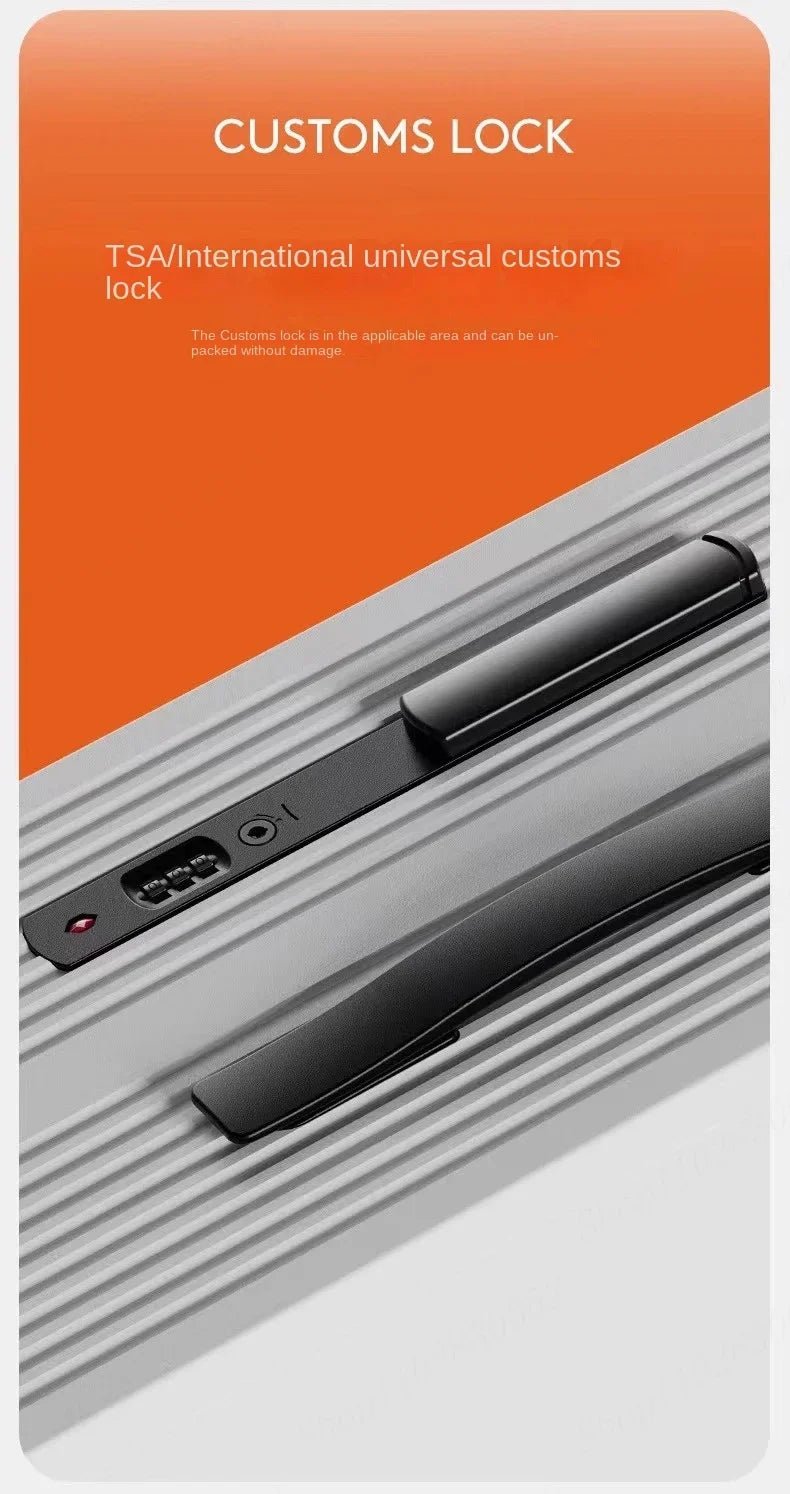 Wide Handle Suitcase 20/24 inch High Quality Rolling Luggage Spinner Wheels Men Travel Bag Women Cabin Password Trolley luggage - RELUX.STOREWide Handle Suitcase 20/24 inch High Quality Rolling Luggage Spinner Wheels Men Travel Bag Women Cabin Password Trolley luggage