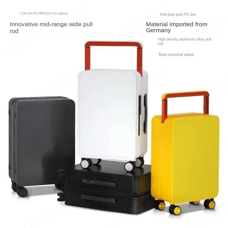 Wide Handle Suitcase 20/24 inch High Quality Rolling Luggage Spinner Wheels Men Travel Bag Women Cabin Password Trolley luggage - RELUX.STOREWide Handle Suitcase 20/24 inch High Quality Rolling Luggage Spinner Wheels Men Travel Bag Women Cabin Password Trolley luggage