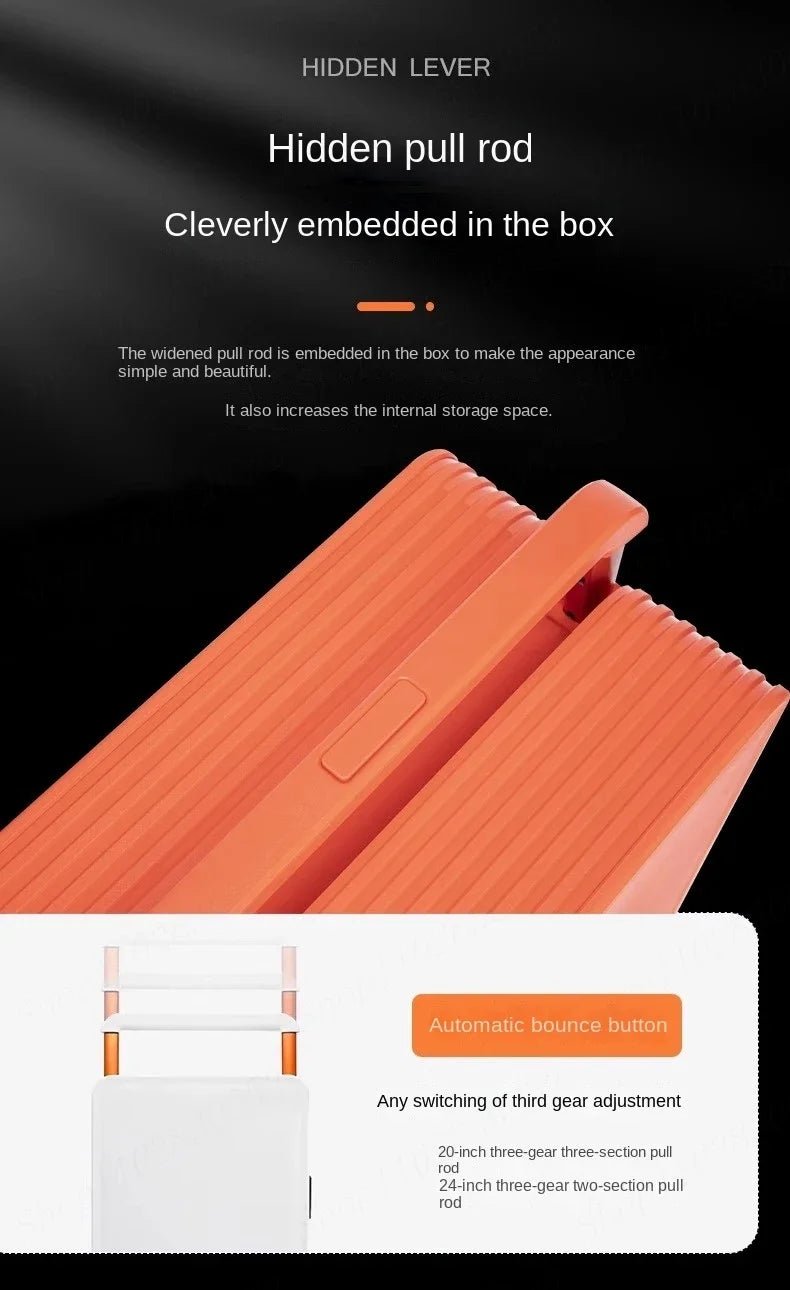 Wide Handle Suitcase 20/24 inch High Quality Rolling Luggage Spinner Wheels Men Travel Bag Women Cabin Password Trolley luggage - RELUX.STOREWide Handle Suitcase 20/24 inch High Quality Rolling Luggage Spinner Wheels Men Travel Bag Women Cabin Password Trolley luggage