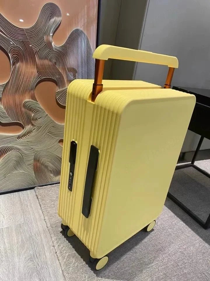 Wide Handle Suitcase 20/24 inch High Quality Rolling Luggage Spinner Wheels Men Travel Bag Women Cabin Password Trolley luggage - RELUX.STOREWide Handle Suitcase 20/24 inch High Quality Rolling Luggage Spinner Wheels Men Travel Bag Women Cabin Password Trolley luggage