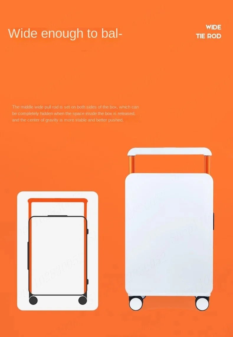 Wide Handle Suitcase 20/24 inch High Quality Rolling Luggage Spinner Wheels Men Travel Bag Women Cabin Password Trolley luggage - RELUX.STOREWide Handle Suitcase 20/24 inch High Quality Rolling Luggage Spinner Wheels Men Travel Bag Women Cabin Password Trolley luggage