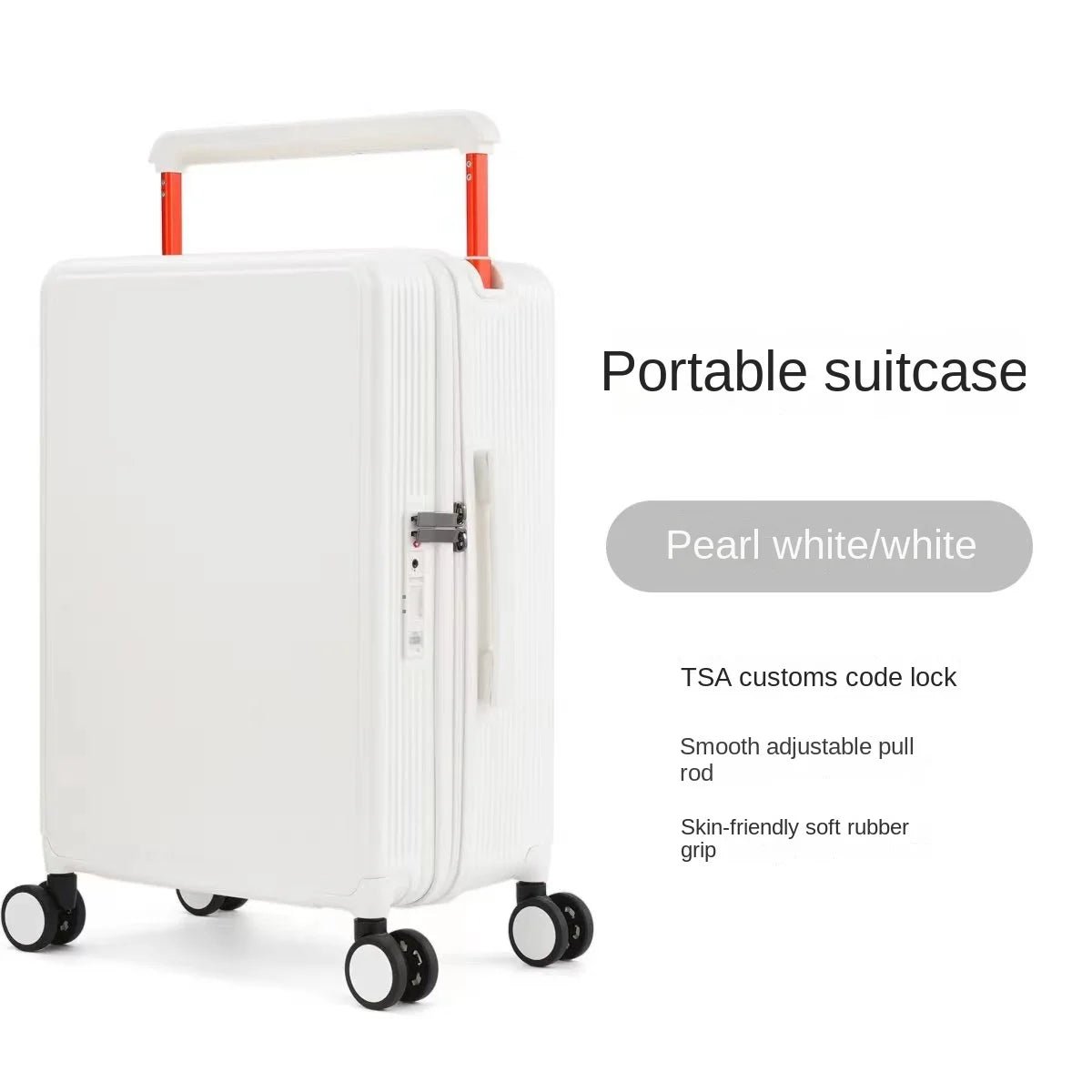 Wide Handle Suitcase 20/24 inch High Quality Rolling Luggage Spinner Wheels Men Travel Bag Women Cabin Password Trolley luggage - RELUX.STOREWide Handle Suitcase 20/24 inch High Quality Rolling Luggage Spinner Wheels Men Travel Bag Women Cabin Password Trolley luggage