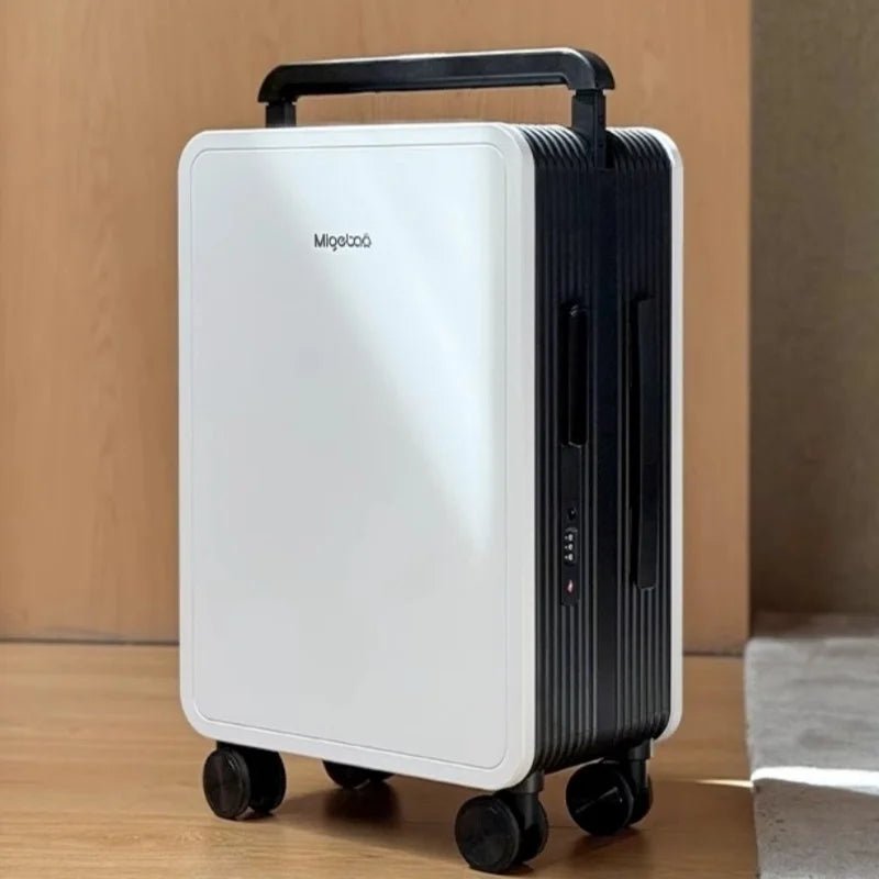 Wide Handlebar Travel Balance Trolley Suitcase with 360° Spinner Wheel TSA Lock Rolling Luggage High - quality Durable PC Material - RELUX.STOREWide Handlebar Travel Balance Trolley Suitcase with 360° Spinner Wheel TSA Lock Rolling Luggage High - quality Durable PC Material