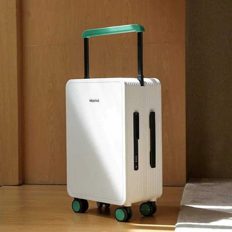 Wide Handlebar Travel Balance Trolley Suitcase with 360° Spinner Wheel TSA Lock Rolling Luggage High - quality Durable PC Material - RELUX.STOREWide Handlebar Travel Balance Trolley Suitcase with 360° Spinner Wheel TSA Lock Rolling Luggage High - quality Durable PC Material