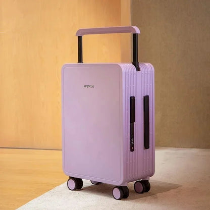 Wide Handlebar Travel Balance Trolley Suitcase with 360° Spinner Wheel TSA Lock Rolling Luggage High - quality Durable PC Material - RELUX.STOREWide Handlebar Travel Balance Trolley Suitcase with 360° Spinner Wheel TSA Lock Rolling Luggage High - quality Durable PC Material