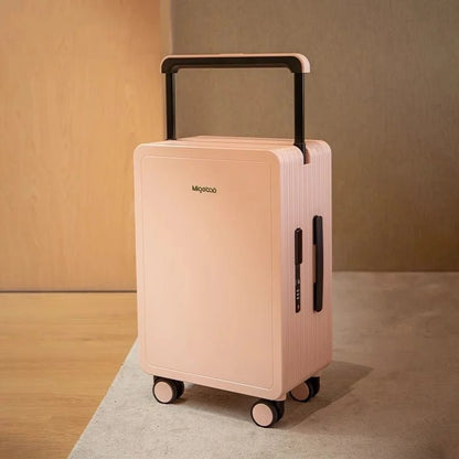 Wide Handlebar Travel Balance Trolley Suitcase with 360° Spinner Wheel TSA Lock Rolling Luggage High - quality Durable PC Material - RELUX.STOREWide Handlebar Travel Balance Trolley Suitcase with 360° Spinner Wheel TSA Lock Rolling Luggage High - quality Durable PC Material