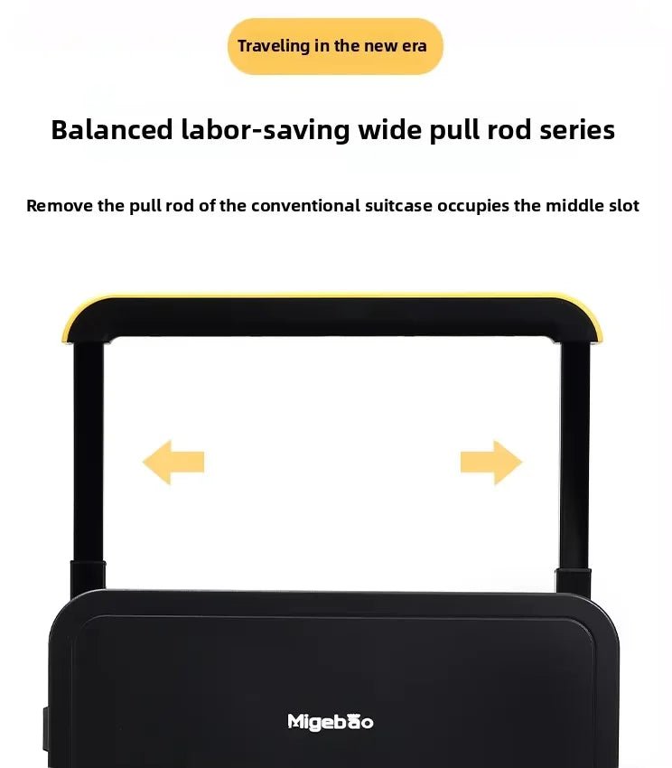 Wide Handlebar Travel Balance Trolley Suitcase with 360° Spinner Wheel TSA Lock Rolling Luggage High - quality Durable PC Material - RELUX.STOREWide Handlebar Travel Balance Trolley Suitcase with 360° Spinner Wheel TSA Lock Rolling Luggage High - quality Durable PC Material