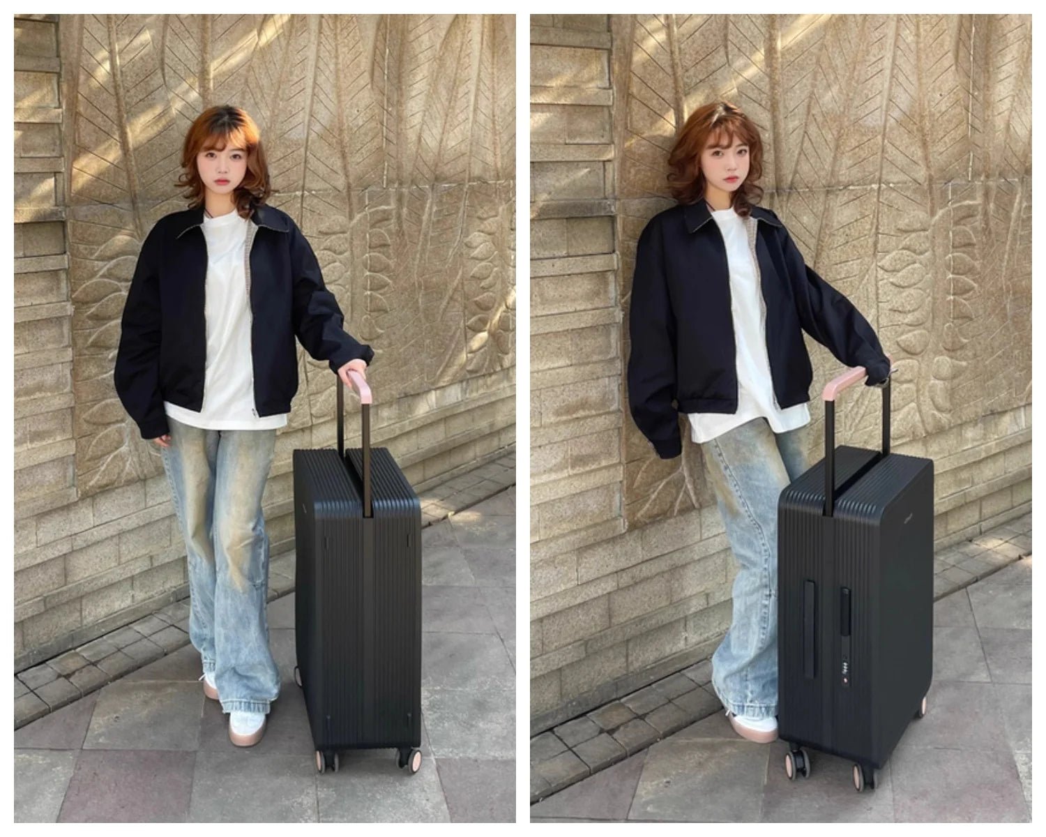 Wide Handlebar Travel Balance Trolley Suitcase with 360° Spinner Wheel TSA Lock Rolling Luggage High - quality Durable PC Material - RELUX.STOREWide Handlebar Travel Balance Trolley Suitcase with 360° Spinner Wheel TSA Lock Rolling Luggage High - quality Durable PC Material