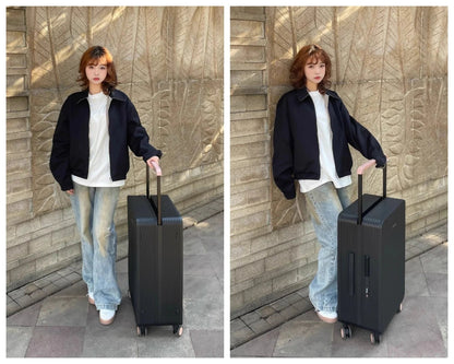 Wide Handlebar Travel Balance Trolley Suitcase with 360° Spinner Wheel TSA Lock Rolling Luggage High - quality Durable PC Material - RELUX.STOREWide Handlebar Travel Balance Trolley Suitcase with 360° Spinner Wheel TSA Lock Rolling Luggage High - quality Durable PC Material