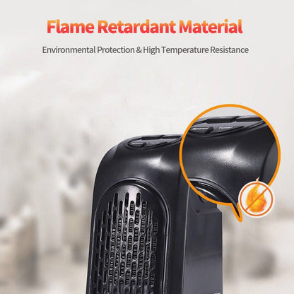 Winter Air Heater Fan Heater Electric Home Heaters Mini Room Air Wall Heater Ceramic Heating Warmer Fan For Home Office Camping - RELUX.STORE