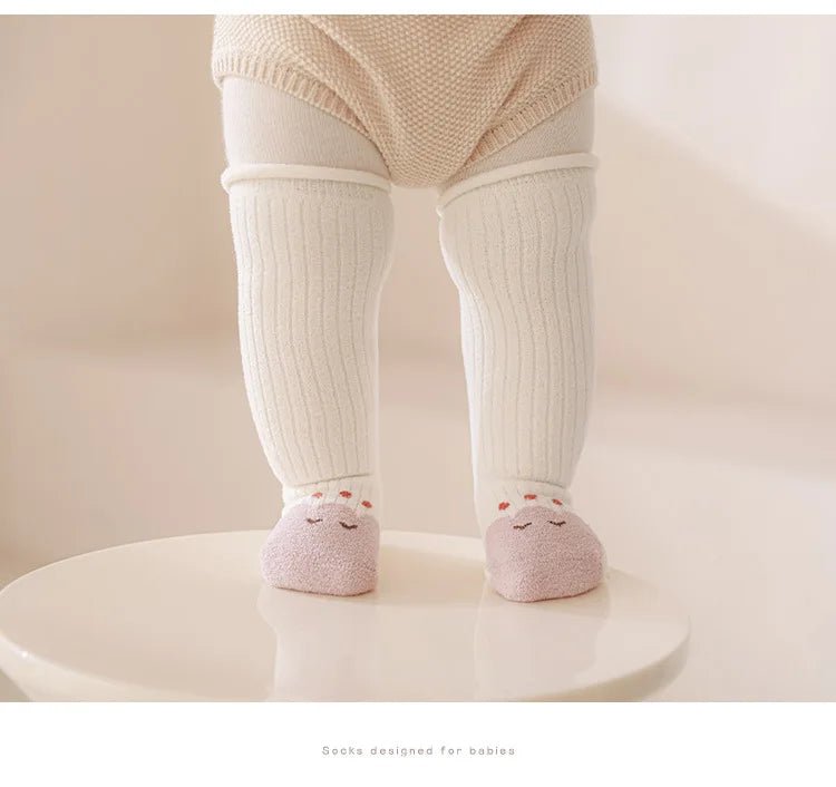 Winter Baby Stockings Warm Thick Baby Long Tube Socks Cute Cartoon Loose Cuff Newborn High Knee Socks - RELUX.STOREWinter Baby Stockings Warm Thick Baby Long Tube Socks Cute Cartoon Loose Cuff Newborn High Knee Socks