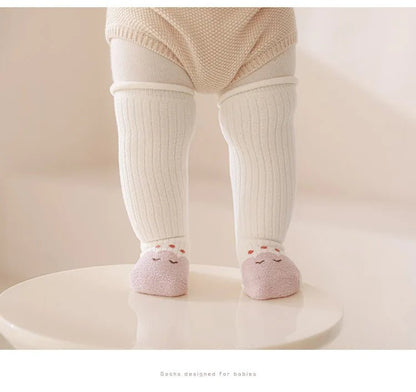 Winter Baby Stockings Warm Thick Baby Long Tube Socks Cute Cartoon Loose Cuff Newborn High Knee Socks - RELUX.STOREWinter Baby Stockings Warm Thick Baby Long Tube Socks Cute Cartoon Loose Cuff Newborn High Knee Socks