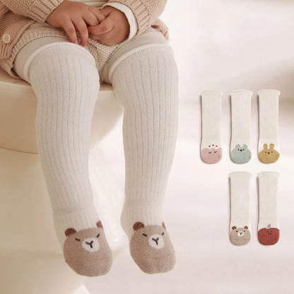 Winter Baby Stockings Warm Thick Baby Long Tube Socks Cute Cartoon Loose Cuff Newborn High Knee Socks - RELUX.STOREWinter Baby Stockings Warm Thick Baby Long Tube Socks Cute Cartoon Loose Cuff Newborn High Knee Socks
