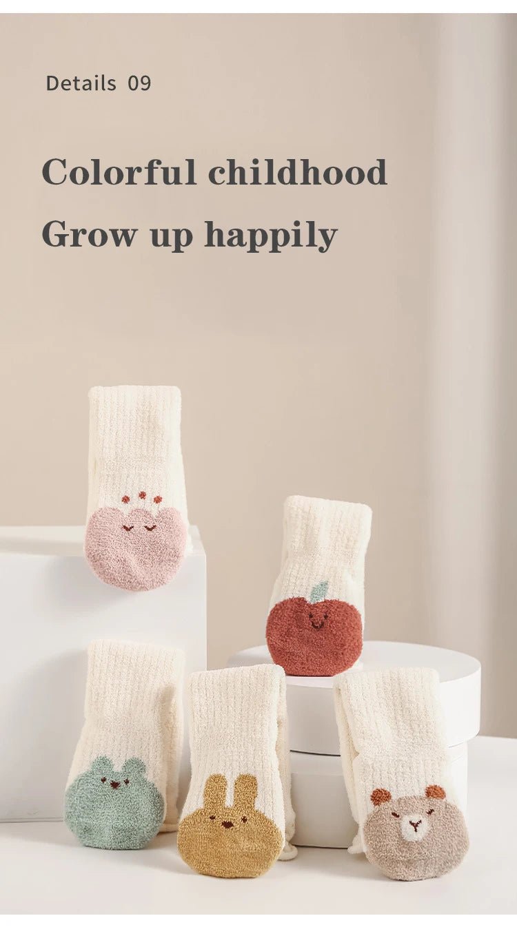 Winter Baby Stockings Warm Thick Baby Long Tube Socks Cute Cartoon Loose Cuff Newborn High Knee Socks - RELUX.STOREWinter Baby Stockings Warm Thick Baby Long Tube Socks Cute Cartoon Loose Cuff Newborn High Knee Socks