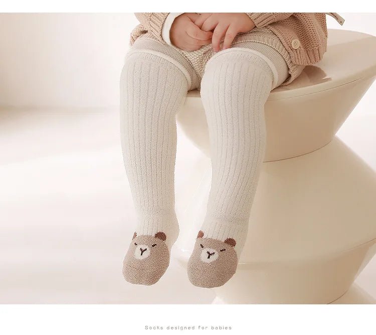 Winter Baby Stockings Warm Thick Baby Long Tube Socks Cute Cartoon Loose Cuff Newborn High Knee Socks - RELUX.STOREWinter Baby Stockings Warm Thick Baby Long Tube Socks Cute Cartoon Loose Cuff Newborn High Knee Socks