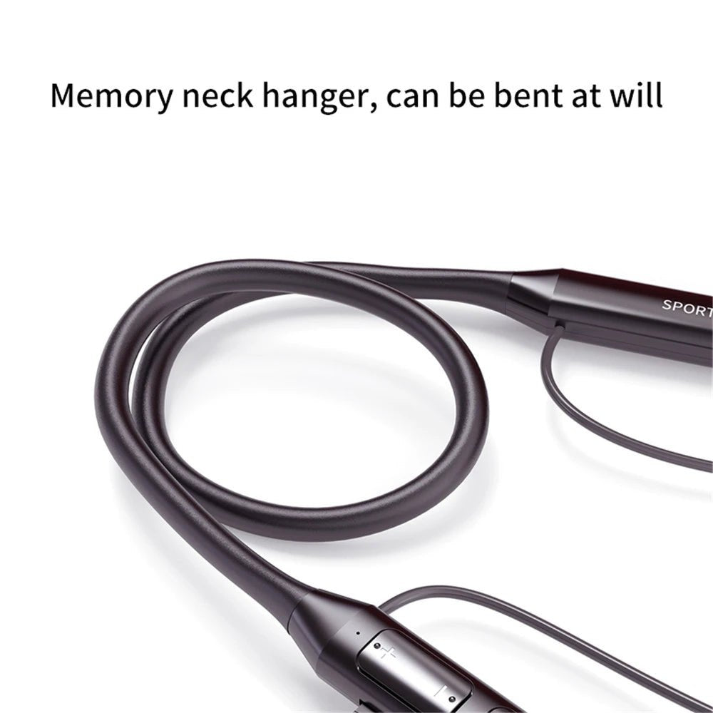 "Wireless Bluetooth 5.0 Neckband Headphones – HiFi 9D Stereo, Sport Earphones with TF Card & FM Audio Playback" - RELUX.STORE