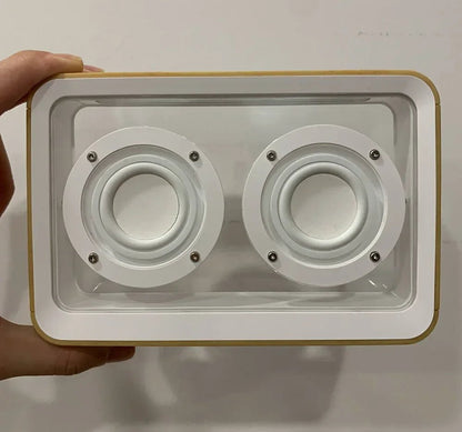 💡 "Wireless Bluetooth Speaker with Dual Horn & Transparent Reading Light – Portable Stereo HIFI Music Box with Comfortable LED Lamp" - RELUX.STORE