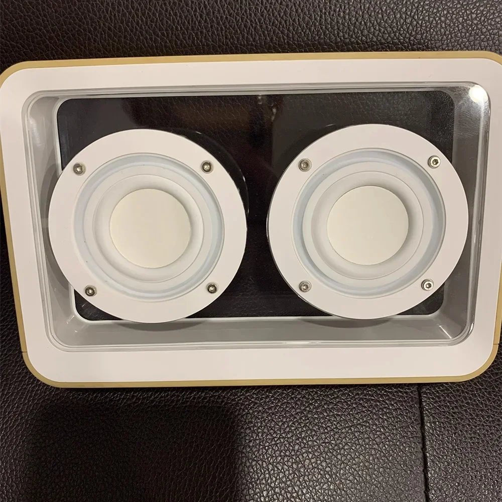 💡 "Wireless Bluetooth Speaker with Dual Horn & Transparent Reading Light – Portable Stereo HIFI Music Box with Comfortable LED Lamp" - RELUX.STORE