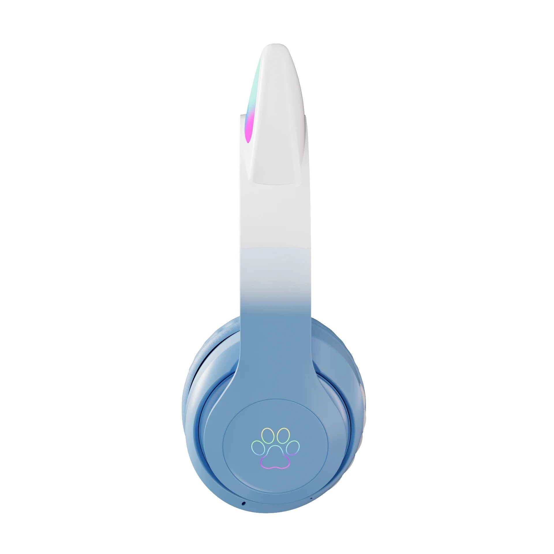 Wireless RGB Cat Ear Headphones – Cute Girls & Kids Headset with Mic, Stereo Music, Gaming Lights & Earbud Controls - RELUX.STORE