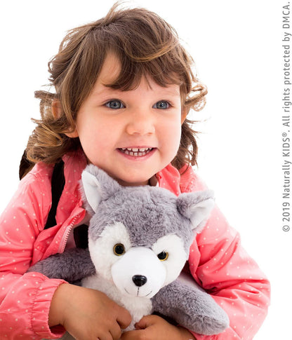 Wolf Backpack, Wolf Toys for Kids 3 - 5, Toddler Husky Stuffed Animal Gifts for 2 3 4 5 Year Old Girl Boy - RELUX.STORE