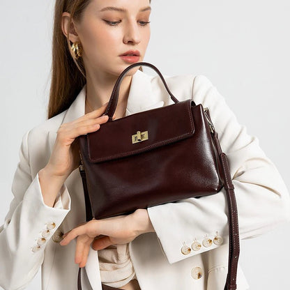 Women Cowhide Genuine Leather Tote Bag Lady Designer Luxury Soft Leather Handbag Fashion Crossbody Bags Female Shoulder Handbag - RELUX.STORE