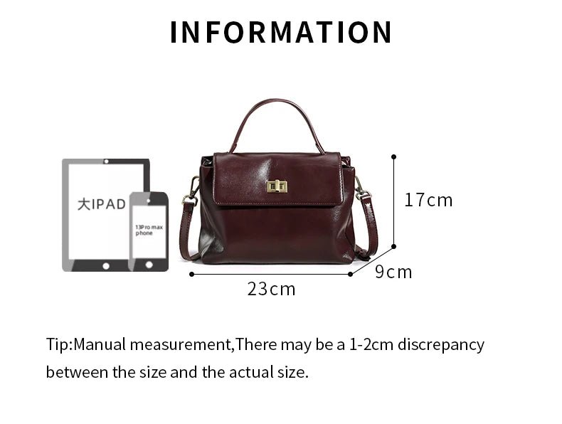 Women Cowhide Genuine Leather Tote Bag Lady Designer Luxury Soft Leather Handbag Fashion Crossbody Bags Female Shoulder Handbag - RELUX.STORE
