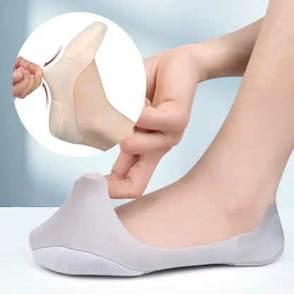 “Women’s Boat Sock Insoles – Shock - Absorbing, Non - Slip Invisible Shoe Pads for Plantar Fasciitis and Foot Comfort” - RELUX.STORE