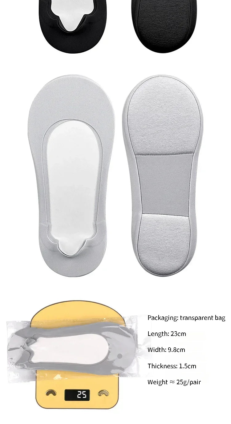“Women’s Boat Sock Insoles – Shock - Absorbing, Non - Slip Invisible Shoe Pads for Plantar Fasciitis and Foot Comfort” - RELUX.STORE