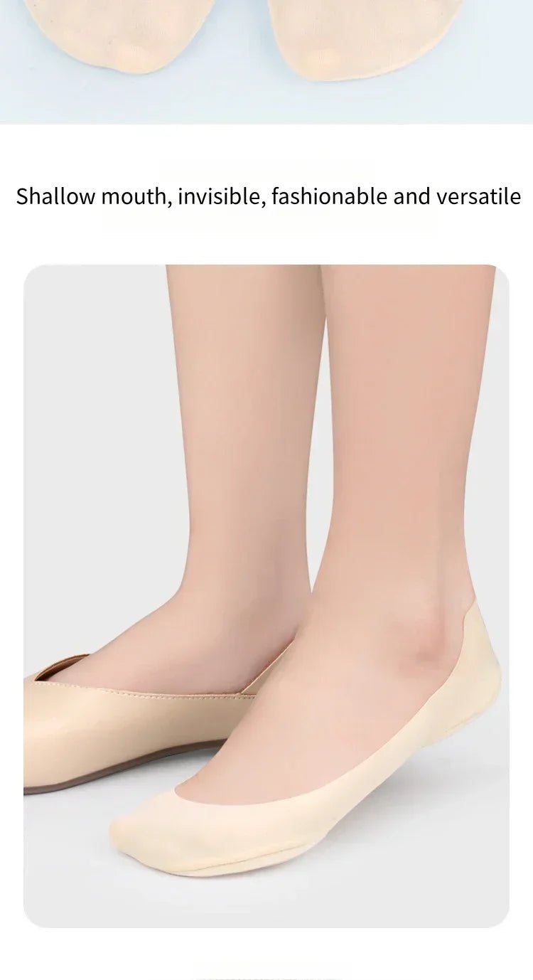 “Women’s Boat Sock Insoles – Shock - Absorbing, Non - Slip Invisible Shoe Pads for Plantar Fasciitis and Foot Comfort” - RELUX.STORE