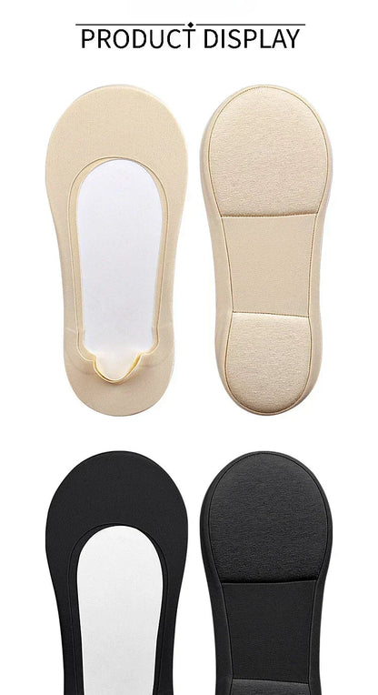 “Women’s Boat Sock Insoles – Shock - Absorbing, Non - Slip Invisible Shoe Pads for Plantar Fasciitis and Foot Comfort” - RELUX.STORE