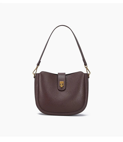 Women‘s Cowhide Genuine Leather Shoulder Bag Ladies Soft Natural Cow Leather Handbag Female Fashion Luxury Design Crossbody Bags - RELUX.STORE
