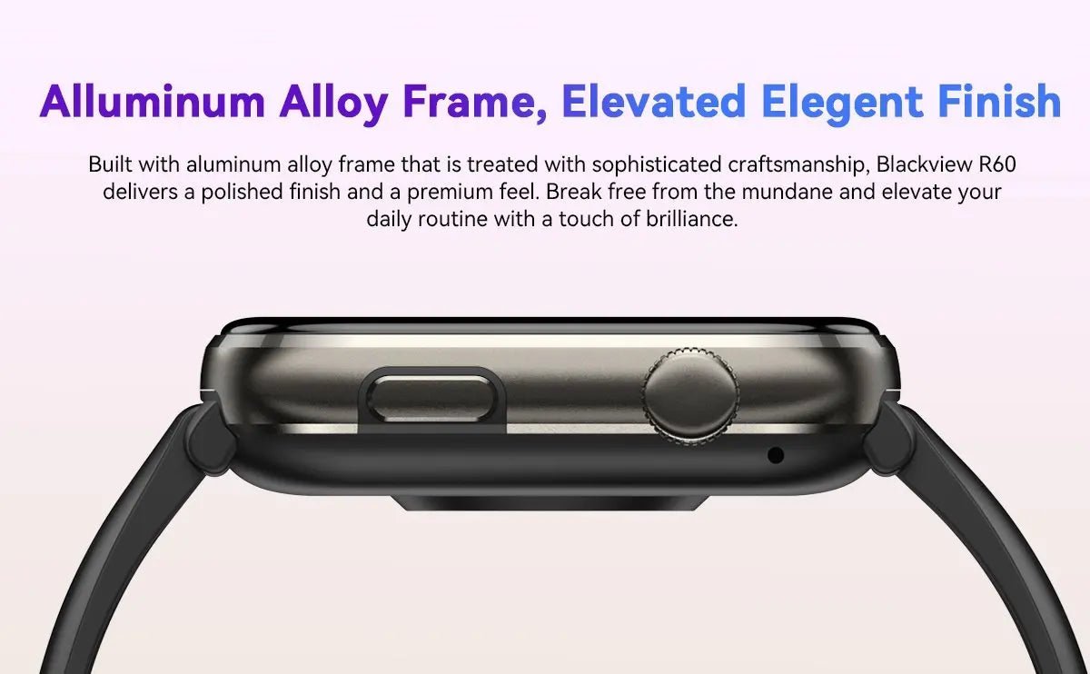 [World Premiere] Blackview Smartwatch R60 Watch 1.96'' AMOLED Display 800mAh Bluetooth Phone Calls Health and Fitness Tracking - RELUX.STORE