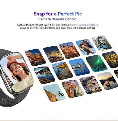[World Premiere] Blackview Smartwatch R60 Watch 1.96'' AMOLED Display 800mAh Bluetooth Phone Calls Health and Fitness Tracking - RELUX.STORE