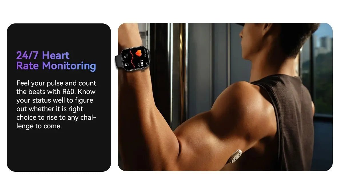 [World Premiere] Blackview Smartwatch R60 Watch 1.96'' AMOLED Display 800mAh Bluetooth Phone Calls Health and Fitness Tracking - RELUX.STORE