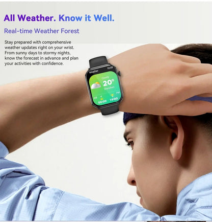 [World Premiere] Blackview Smartwatch R60 Watch 1.96'' AMOLED Display 800mAh Bluetooth Phone Calls Health and Fitness Tracking - RELUX.STORE