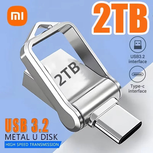 Xiaomi 2TB USB 3.2 Flash Drive High Speed Type - C Interface Dual - Use Flash Memory 512GB 1TB Stick For Phone Windows 11 Computer - RELUX.STORE