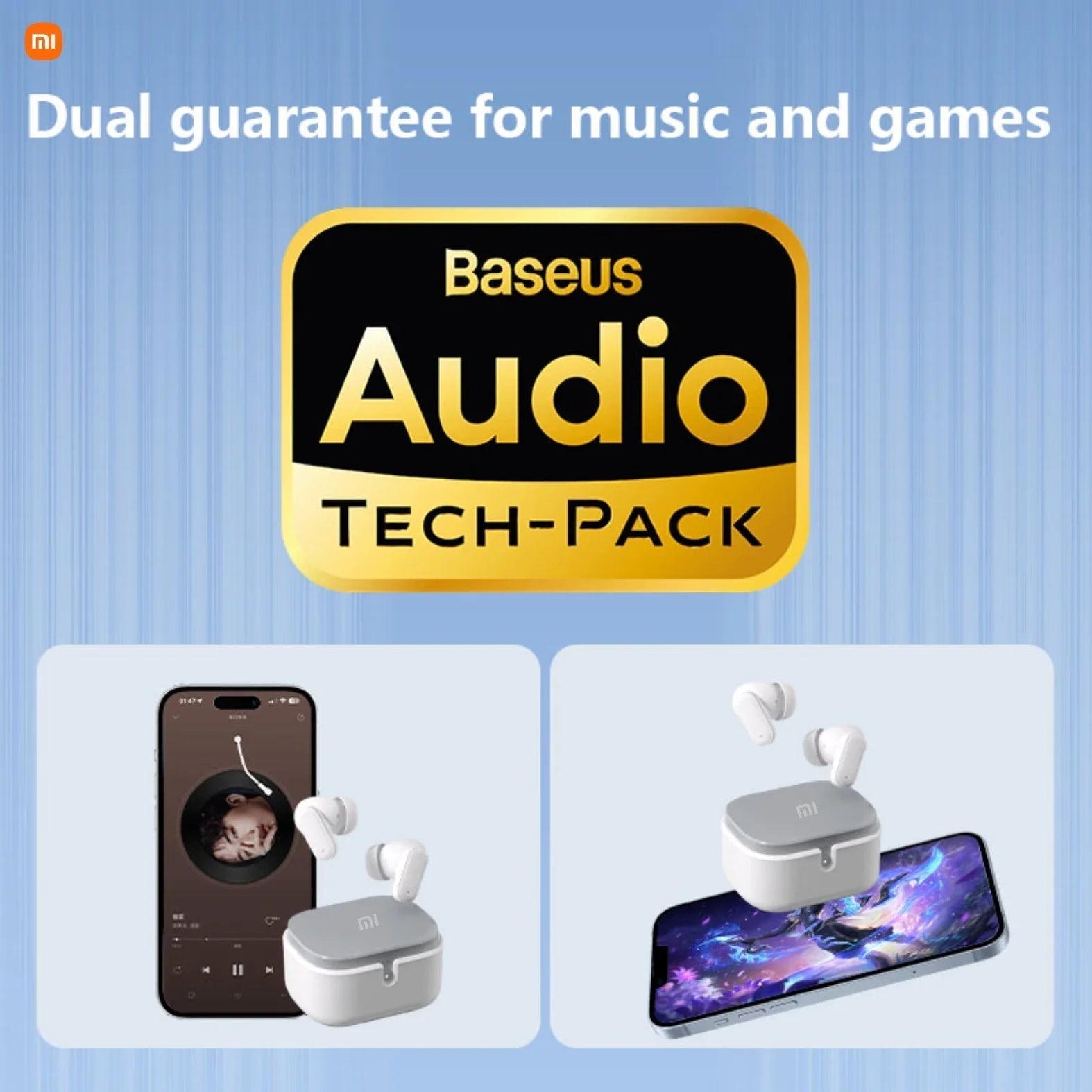 Xiaomi Auricular Wireless Bluetooth Earphones – In - Ear Noise Reduction, Sports Waterproof Headset with Long Battery Life for Android, iOS & PC - RELUX.STORE