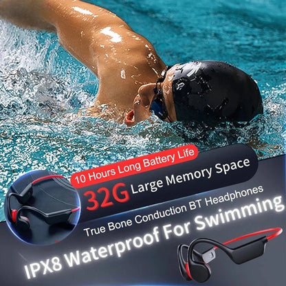 Xiaomi Bone Conduction Wireless Headset – Bluetooth 5.3 Waterproof Swimming Headphones with 32GB Storage & Mic for Fitness - RELUX.STORE