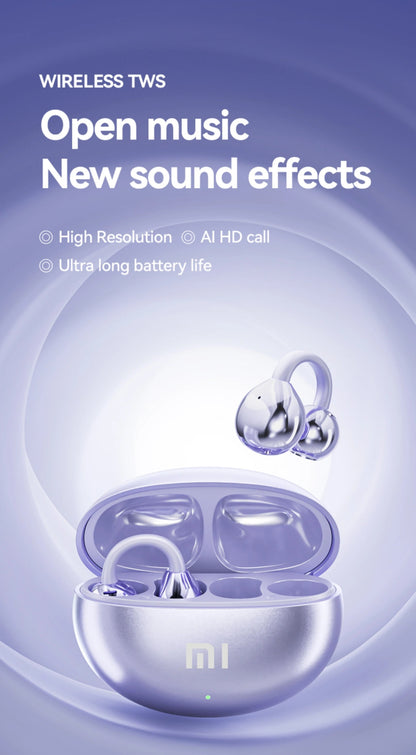 XIAOMI M91 Wireless Earbuds – Open - Ear Clip Sports Earphones with Bluetooth 5.4, ENC Noise Cancelling & Microphone - RELUX.STORE