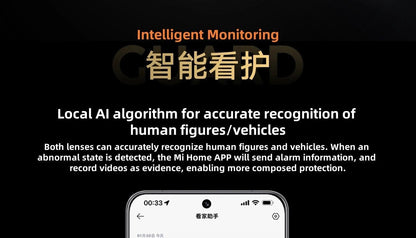 Xiaomi Outdoor Camera 4 Dual - Lens 3K – 360° PTZ, AI Human Detection, IP66 Waterproof, Color Night Vision, Remote Monitoring - RELUX.STORE