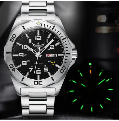Yelang V1019 Brand 44MM Men Watch NH36 100M PROFESSIONAL WATERPROOF Deep Diving Mechanical Automatic Watch Sapphire Lens Reloj - RELUX.STORE