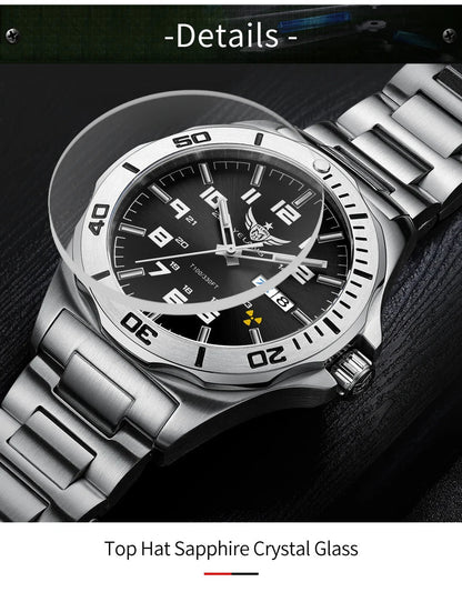 Yelang V1019 Brand 44MM Men Watch NH36 100M PROFESSIONAL WATERPROOF Deep Diving Mechanical Automatic Watch Sapphire Lens Reloj - RELUX.STORE