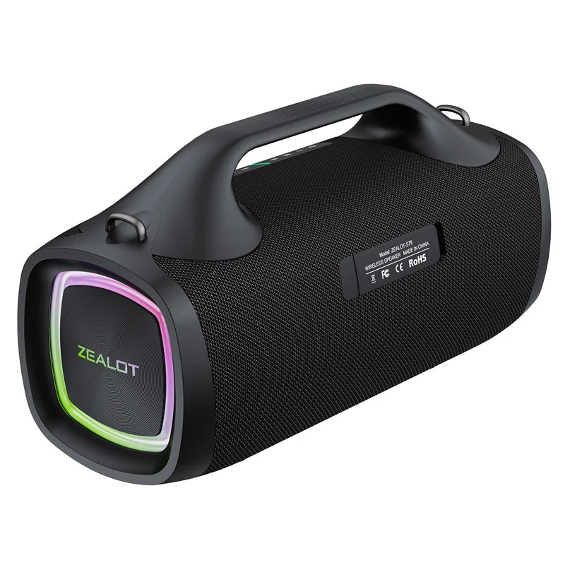 ZEALOT S79 100watts Waterproof Portable Blue Tooth Speaker with RGB Light - RELUX.STORE