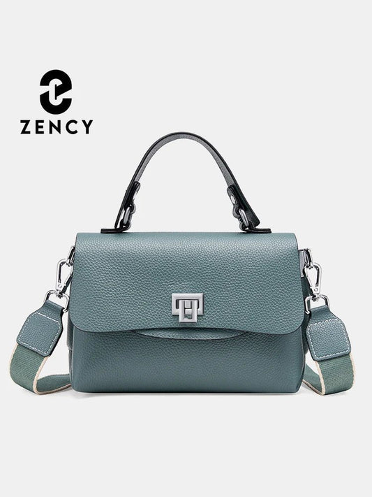 Zency Women's Genuine Leather Top - Handle Bag Simple Fashion Envelope Luxury Brand Shoulder Handbag Small Crossbody for Female - RELUX.STORE